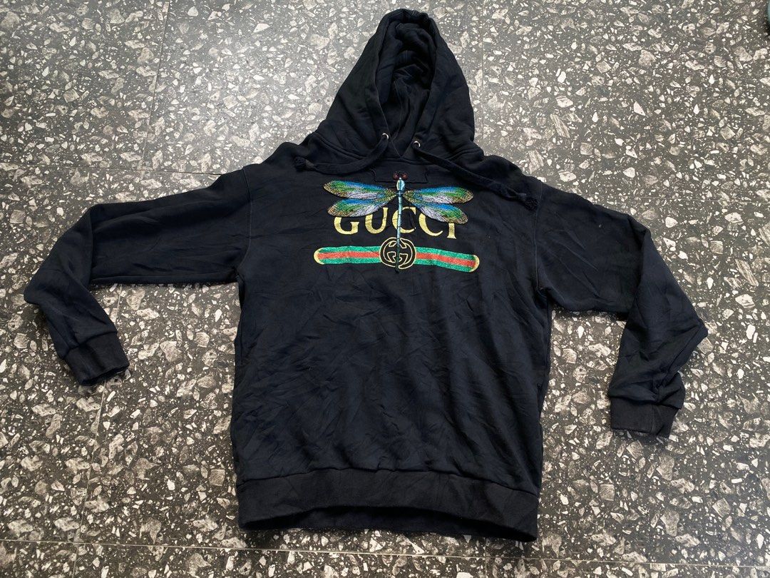 Gucci sales dragonfly hoodie