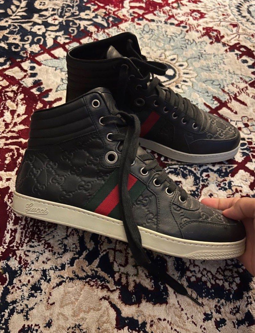 Gucci high hot sale cut sneakers