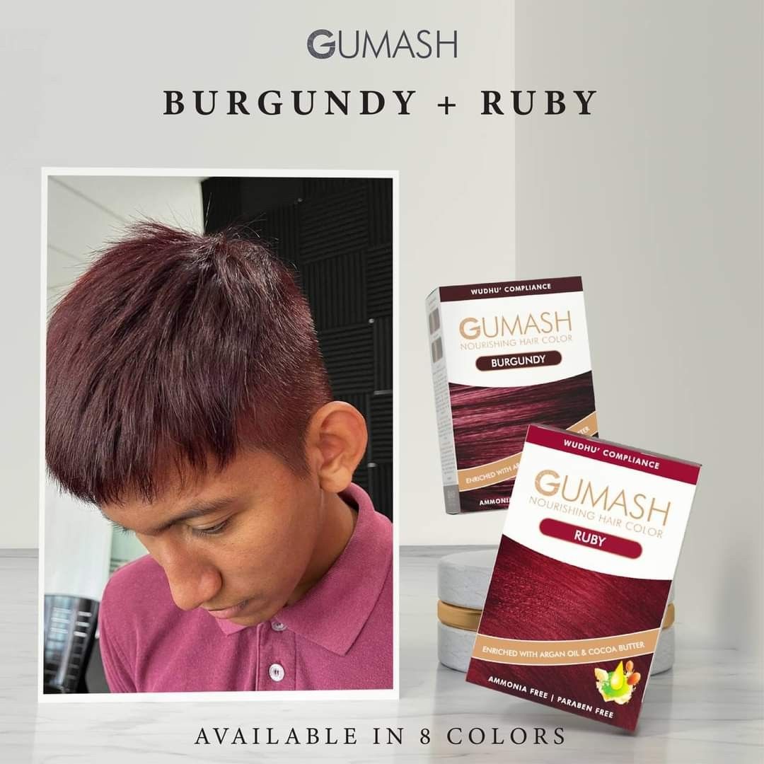 HALAL HAIR DYE / GUMASH HAIR DYE / HAIR COLOUR / WUDHU COMPLIANCE HAIR