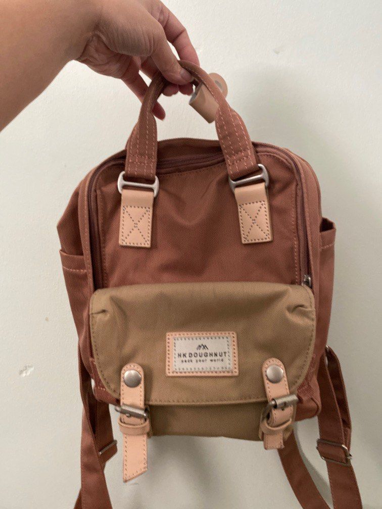 HK Doughnut Mini Backpack, Women's Fashion, Bags & Wallets, Backpacks