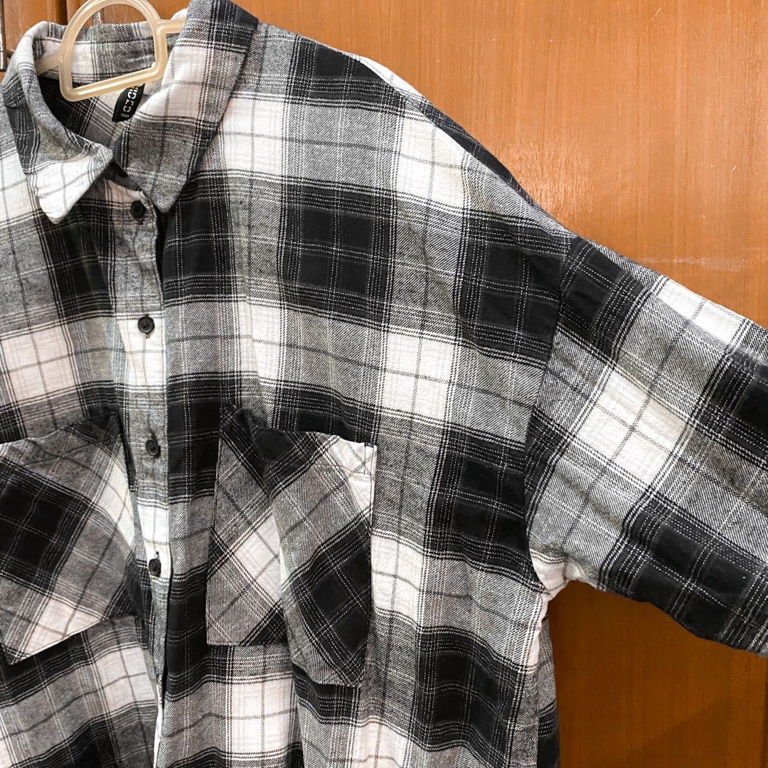 Black and store white flannel h&m