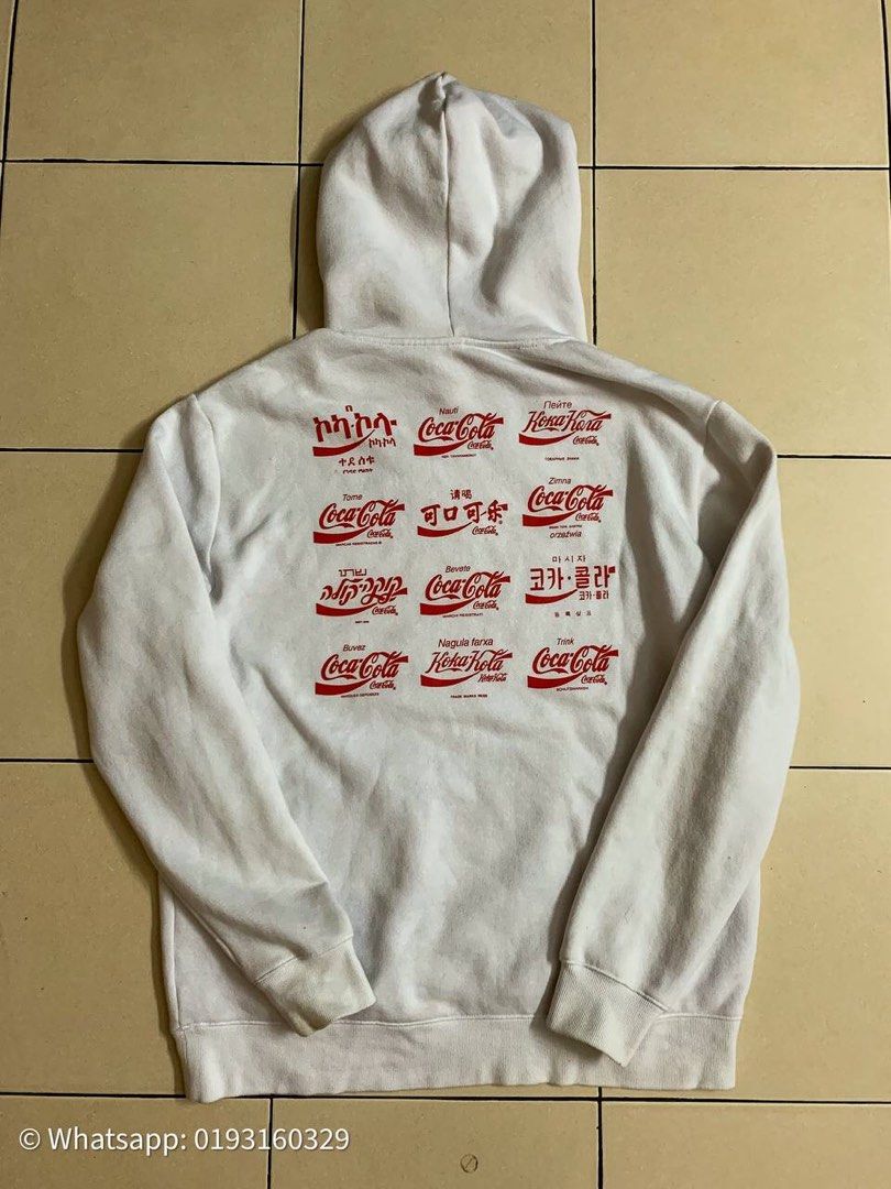 Hoodies H M Coca Cola Men s Fashion Tops Sets Hoodies on Carousell