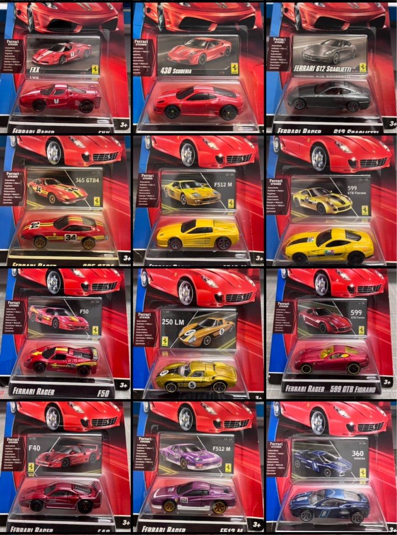Hot wheels ferrari list top
