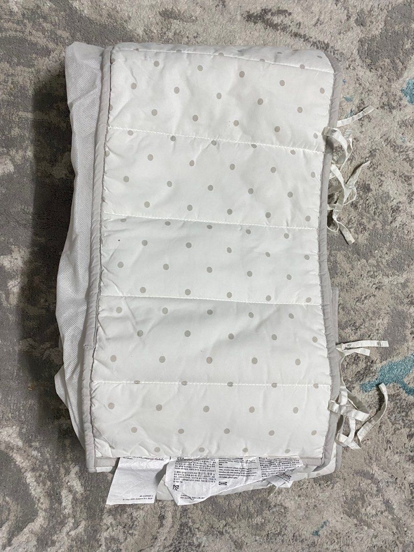 Ikea baby cot (FREE BUMPER PAD), Babies & Kids, Baby Nursery & Kids