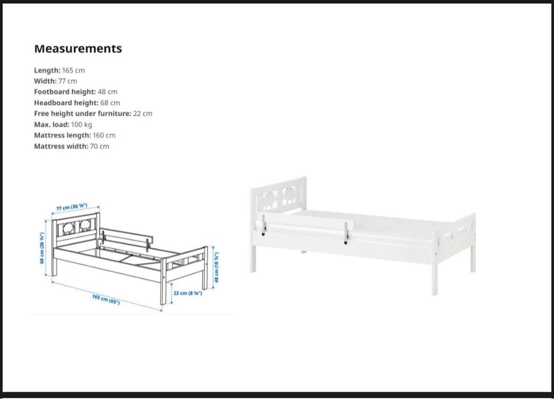 ikea bed frame with box spring and mattress