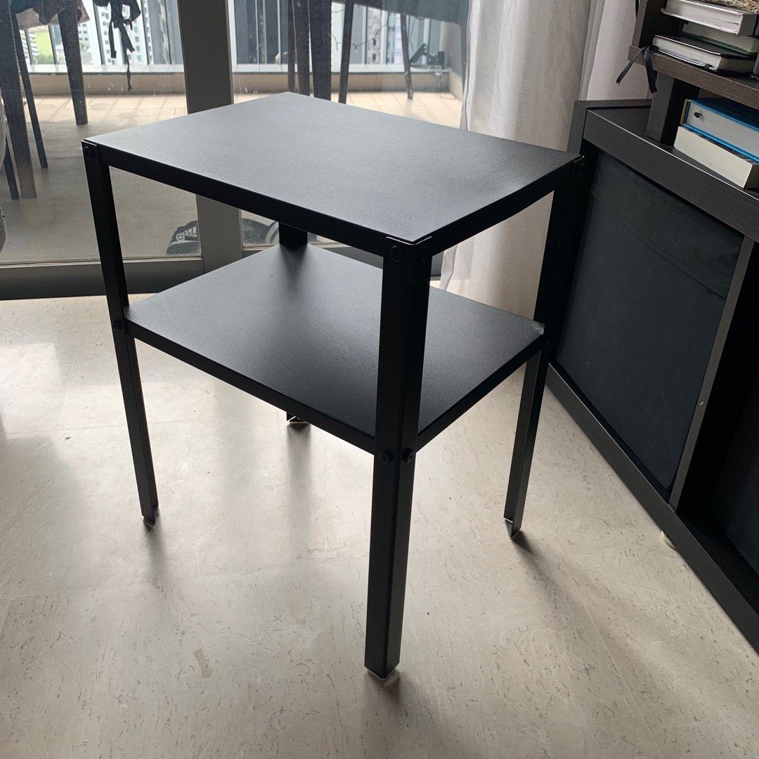 IKEA bedside table black, Furniture & Home Living, Furniture, Tables