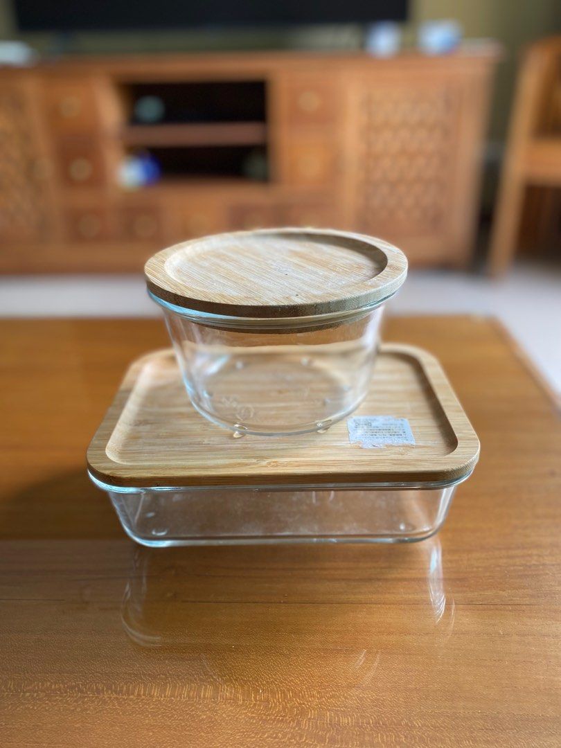 IKEA Food containers with lids (set of two), Furniture & Home Living, Kitchenware & Tableware
