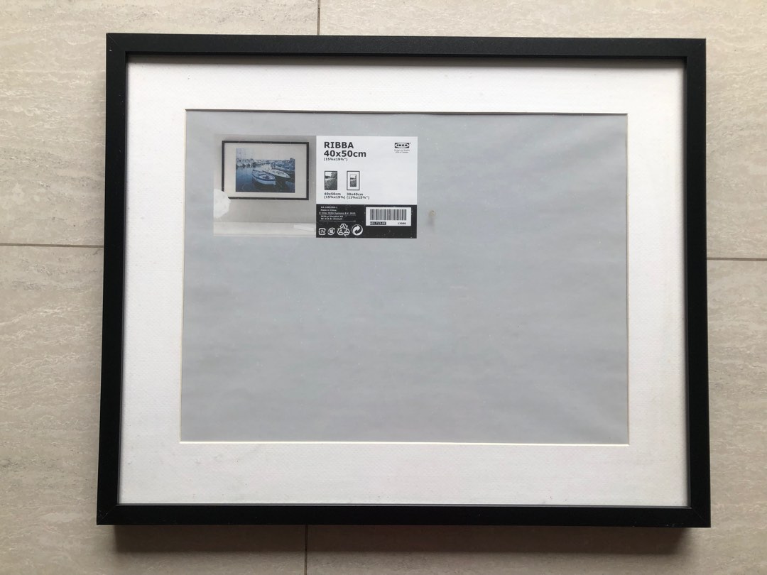 Ikea Photo Frame Ribba 40cm x 50cm, Furniture & Home Living, Home Decor