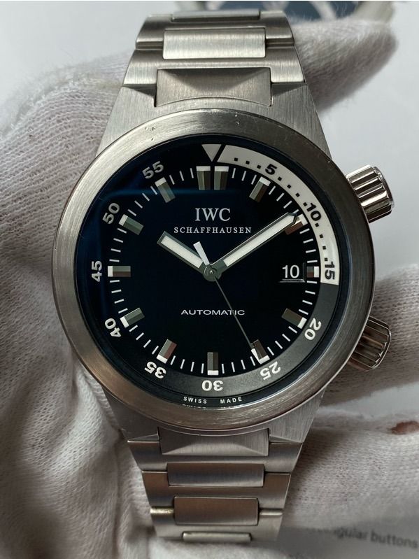 IWC Aquatimer Stainless Steel Black Dial IW354805