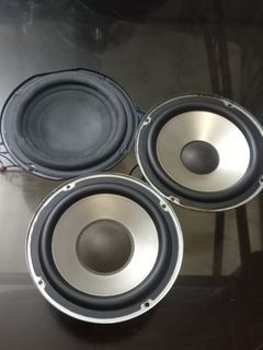 Jvc 2pcs speaker double magnet and 1pcs sub double magnet