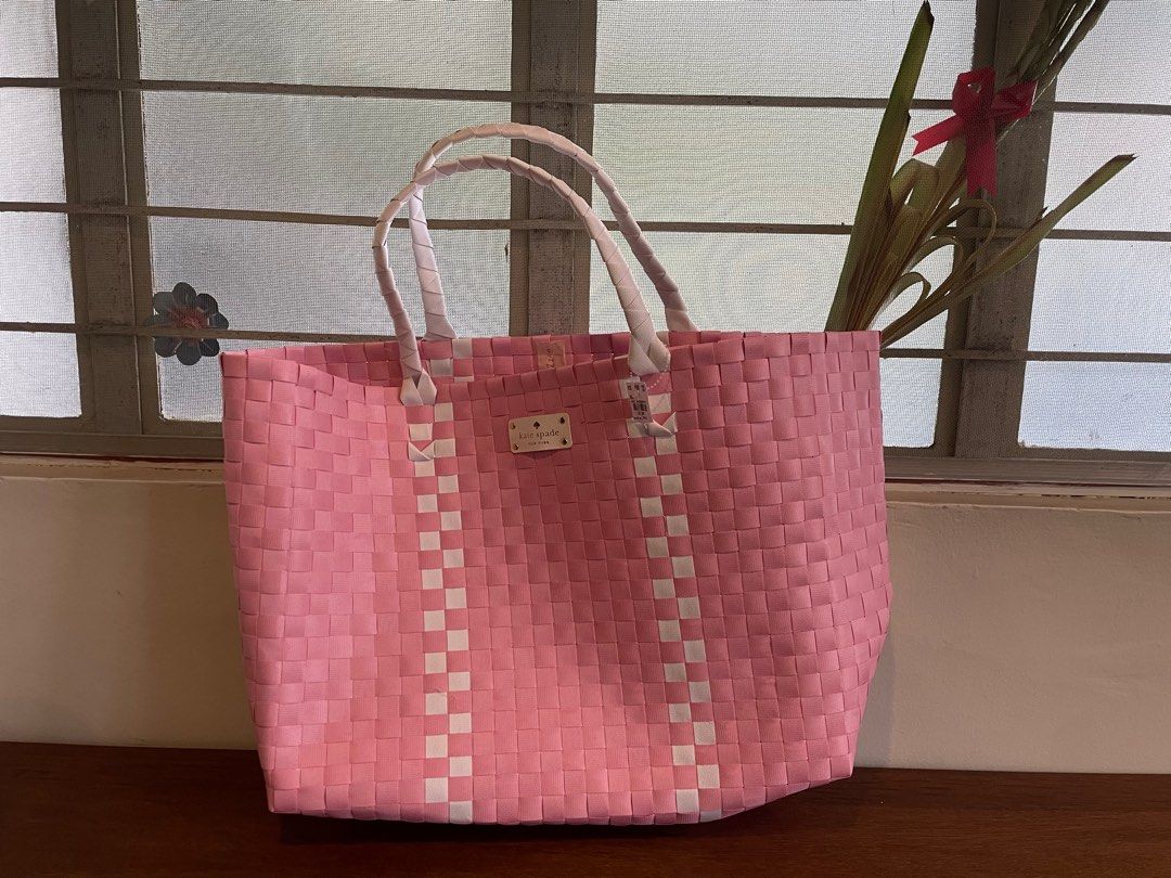 Kate Spade Pink Beach Bag, Women's Fashion, Bags & Wallets, Beach Bags on  Carousell