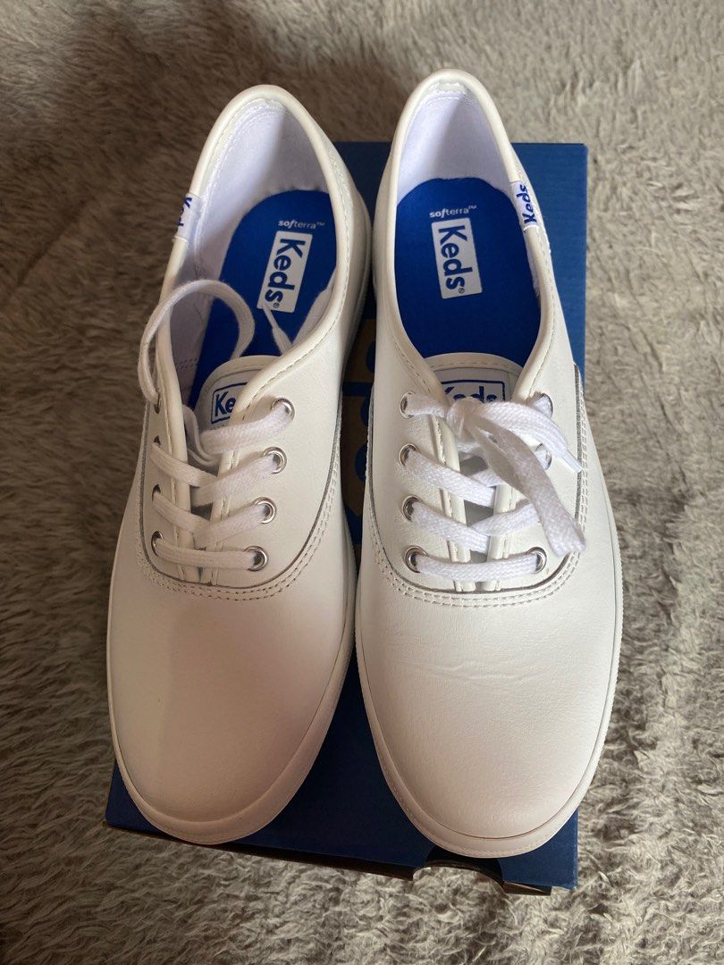 Keds Champion Core Leather Original Fesyen Wanita Sepatu di