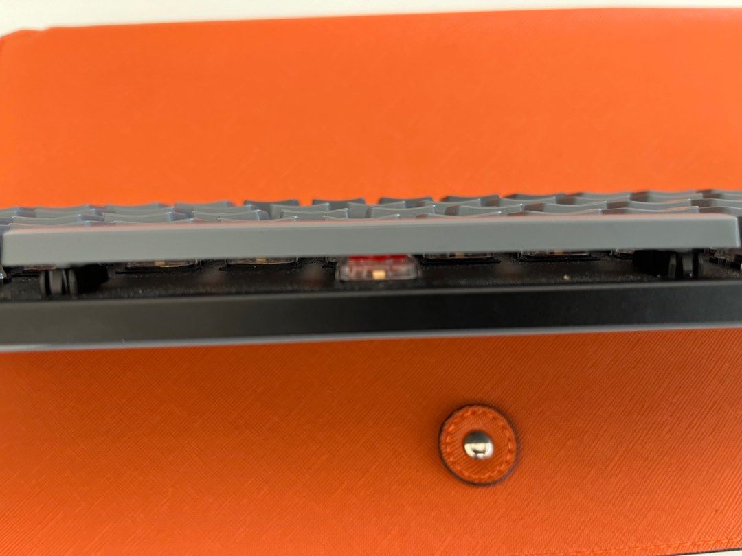 Keychron K7 Red switches White backlight, Computers & Tech, Parts