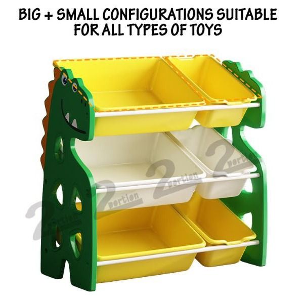 Kids Dinosaur Toys Storage Rack Shelf - 3 Tier, Babies & Kids, Baby ...