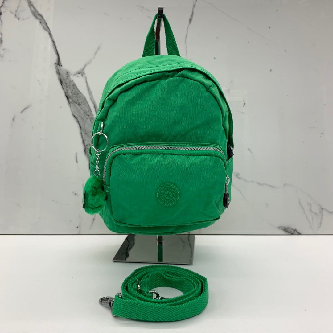 KIPLING GREEN NYLON MINI BACKPACK 237010362