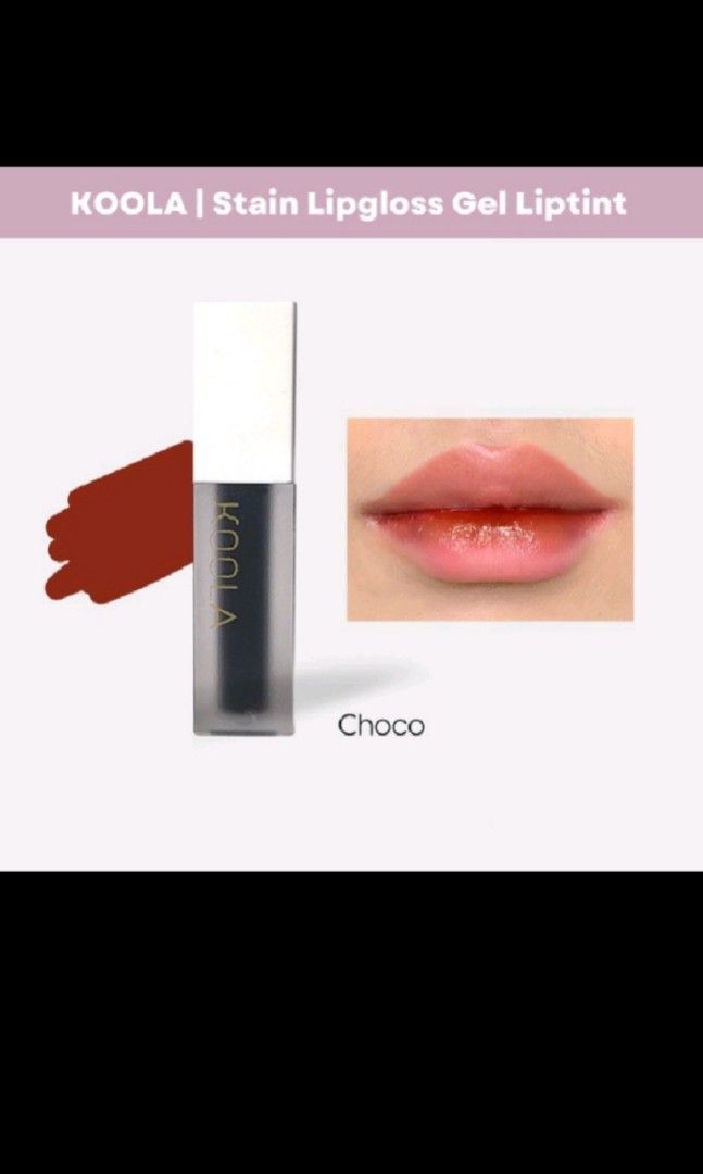Koola liptint shade choco, Kesehatan & Kecantikan, Rias Wajah di Carousell