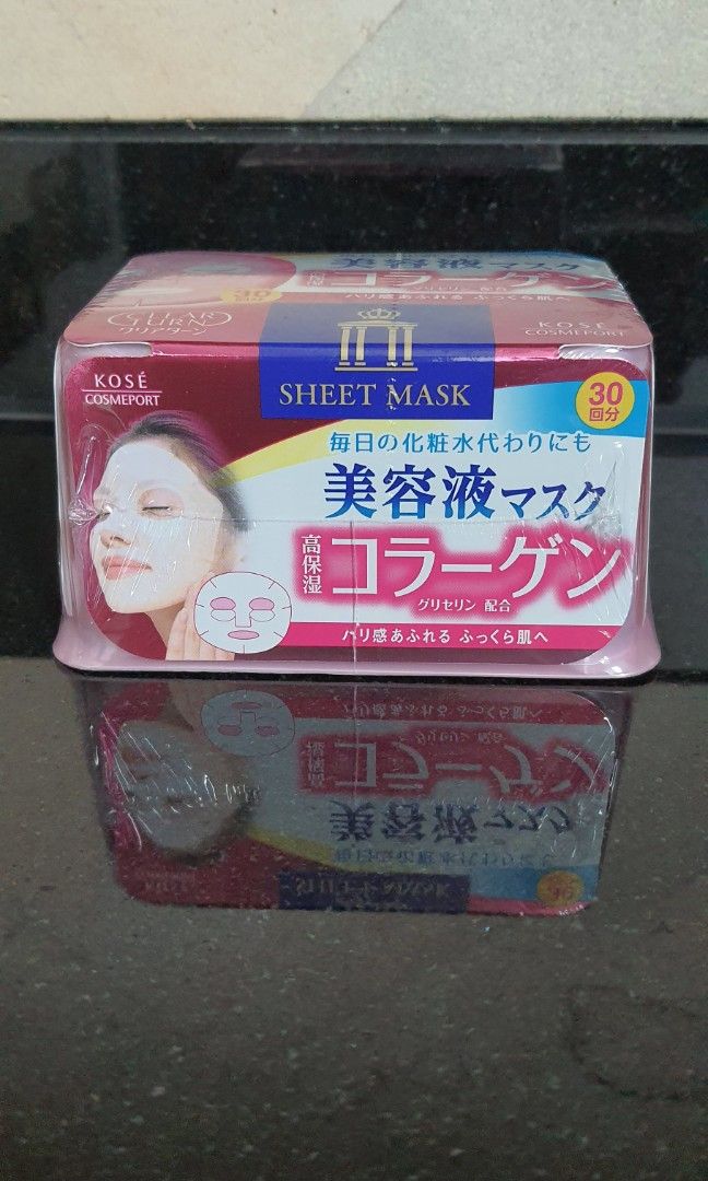 KOSE sheet mask clear turn isi 30 on Carousell