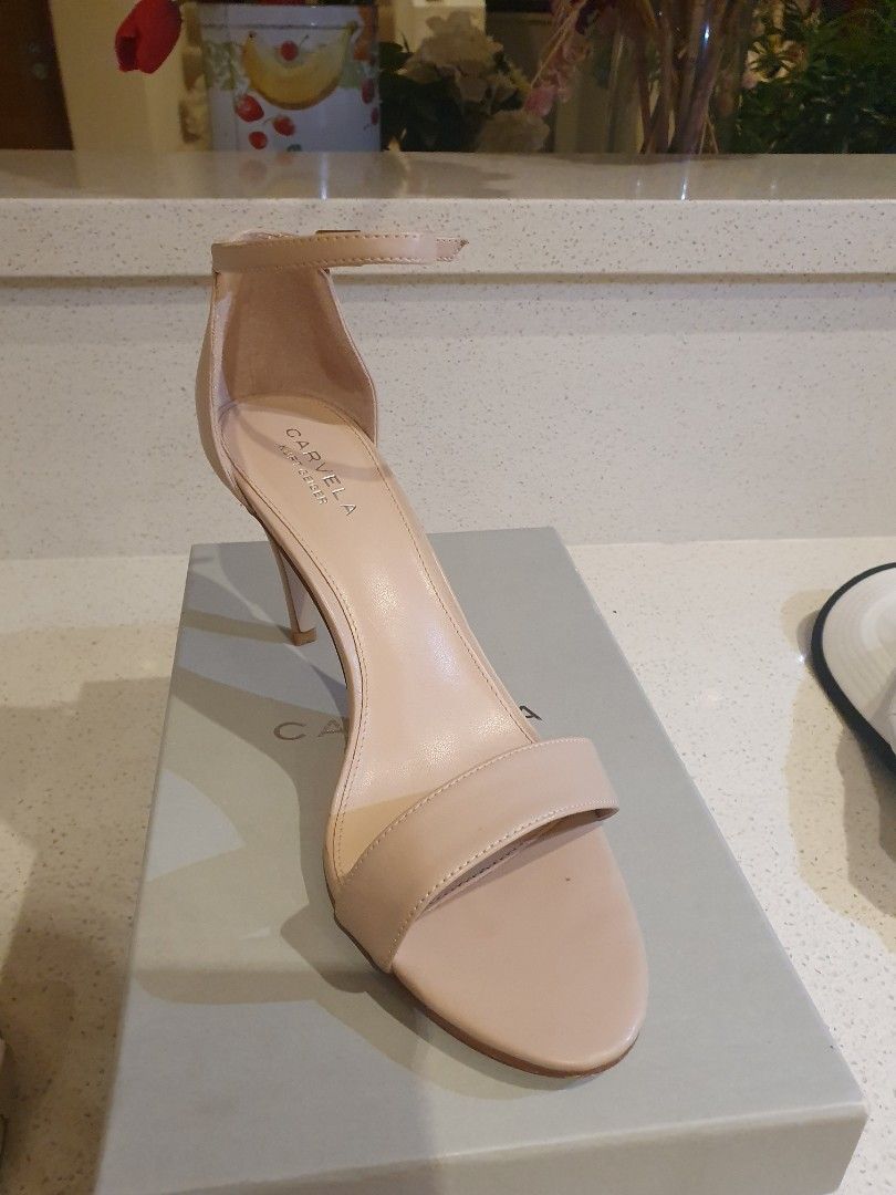 Kurt Geiger Carvela Nude Heels Euro 40 Women s Fashion Shoes on