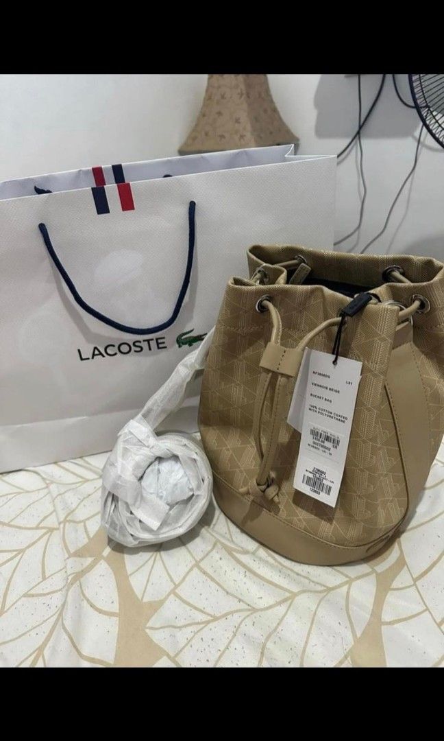 Lacoste Bucket Bag, Luxury, Bags & Wallets on Carousell