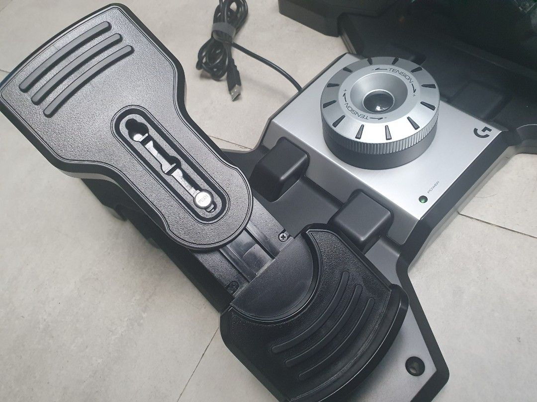 Logitech Flight Rudder Pedals, Computers & Tech, Parts & Accessories ...