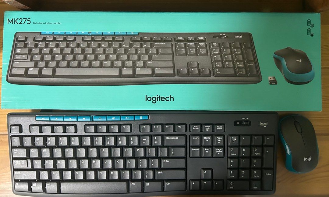 Logitech MK275 Wireless Keyboard and Mouse Combo, Computers & Tech