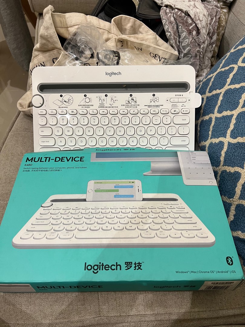Logitech wireless keyboard, Computers & Tech, Parts & Accessories, Computer Keyboard on Carousell