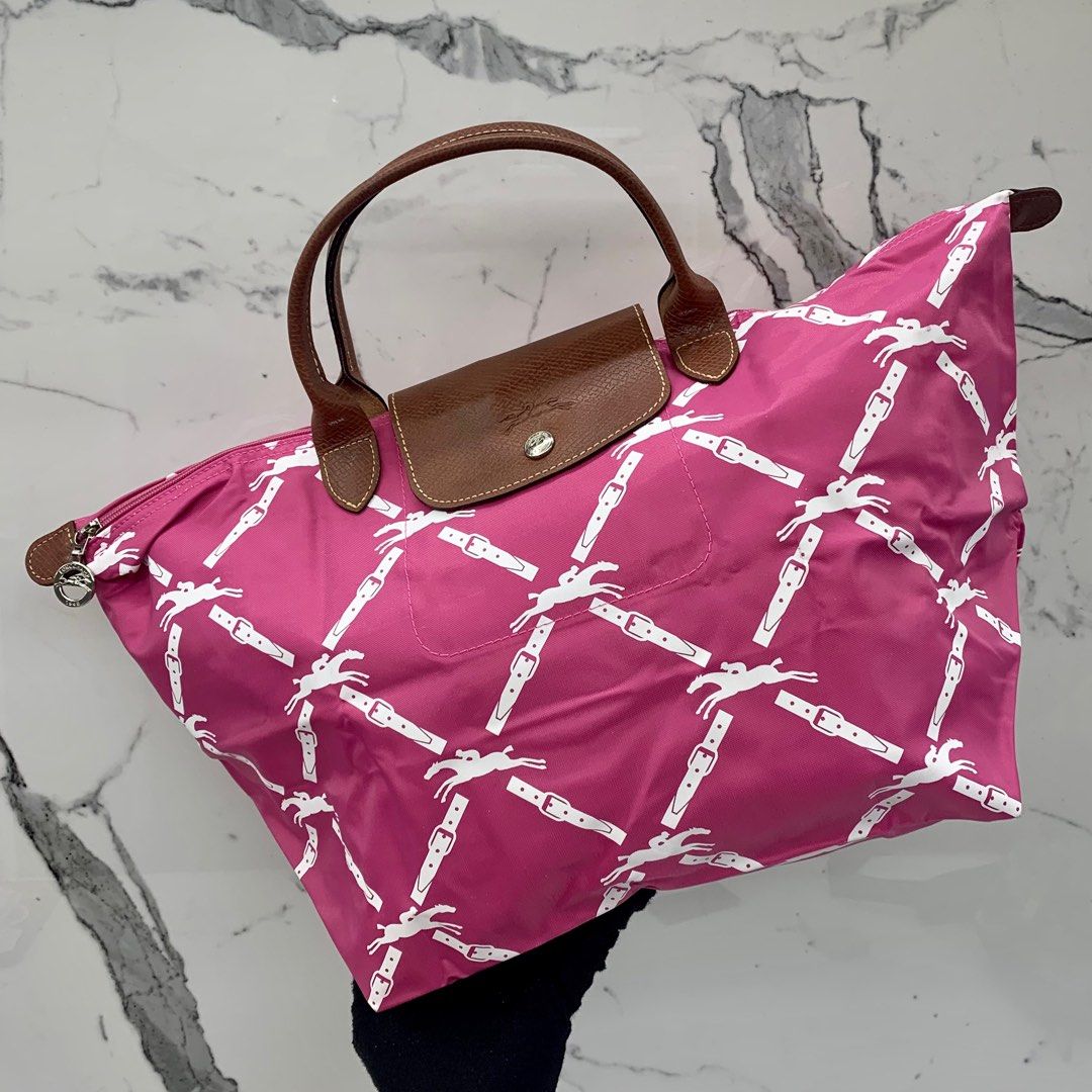 Prada Saffiano Cuir Medium Tote, Black & Pale Pink, Luxury, Bags & Wallets  on Carousell