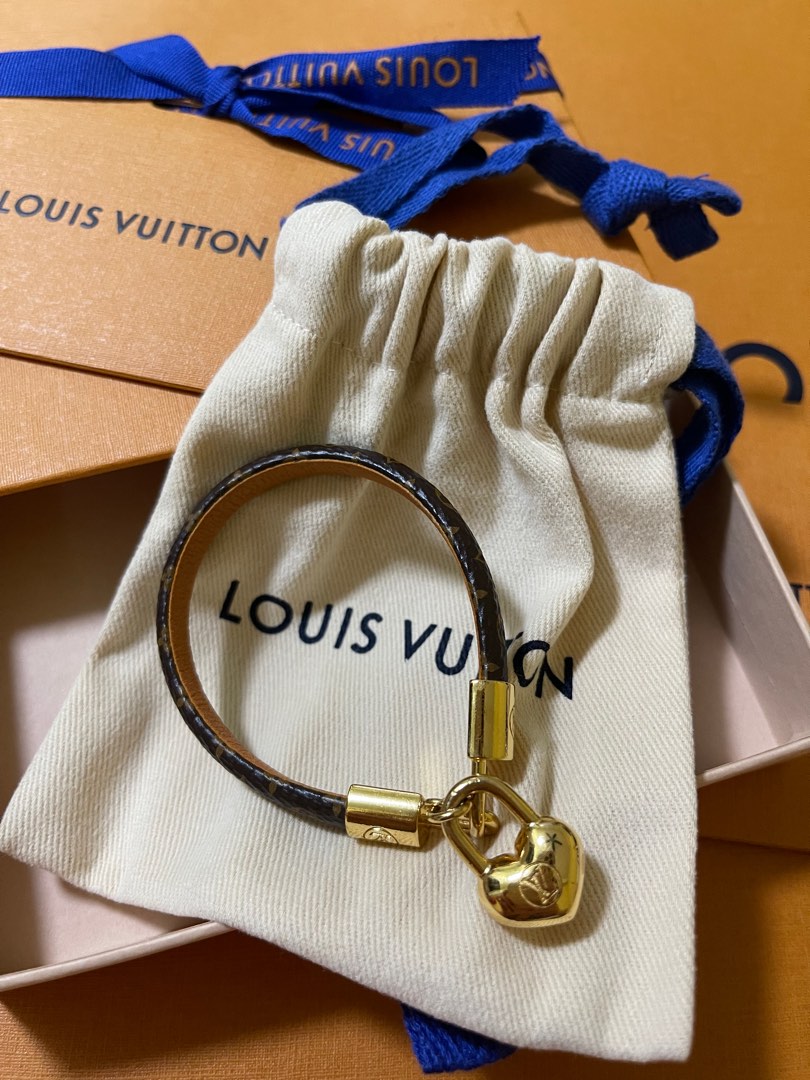 Louis Vuitton Sweet Monogram In My Heart Bracelet - Purple, Brass