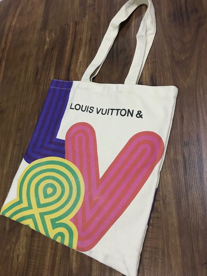 Louis Vuitton GWP Canvas Tote Bag, Luxury, Bags & Wallets on Carousell