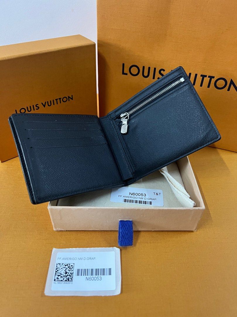 LOUIS VUITTON AMERIGO WALLET IN DAMIER GRAPHITE, Men's Fashion, Watches &  Accessories, Wallets & Card Holders on Carousell