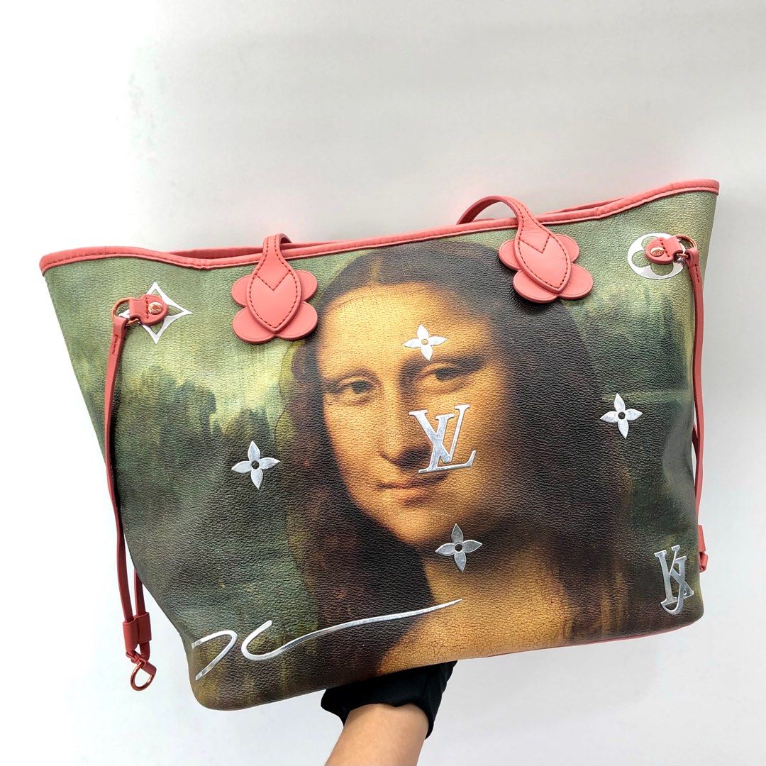Louis Vuitton Masters Collection Neverfull Mona Lisa Size mm Poppy Petal M43373 PVC