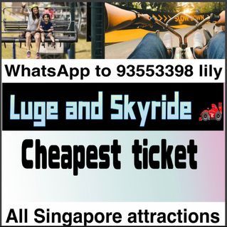 Luge and skyride Sentosa