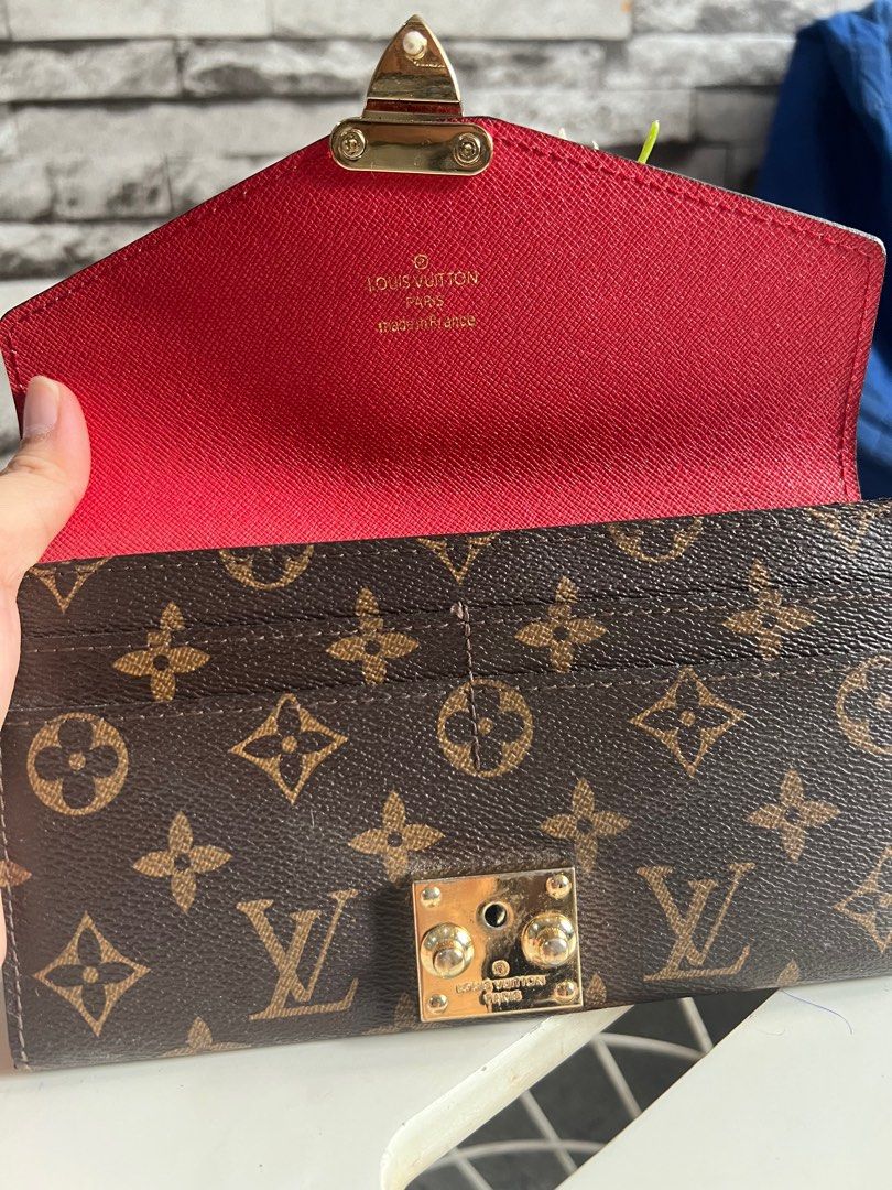 dompet louis vuitton LV original 1000% Damier azur sarah long wallet,  Fesyen Wanita, Tas & Dompet di Carousell