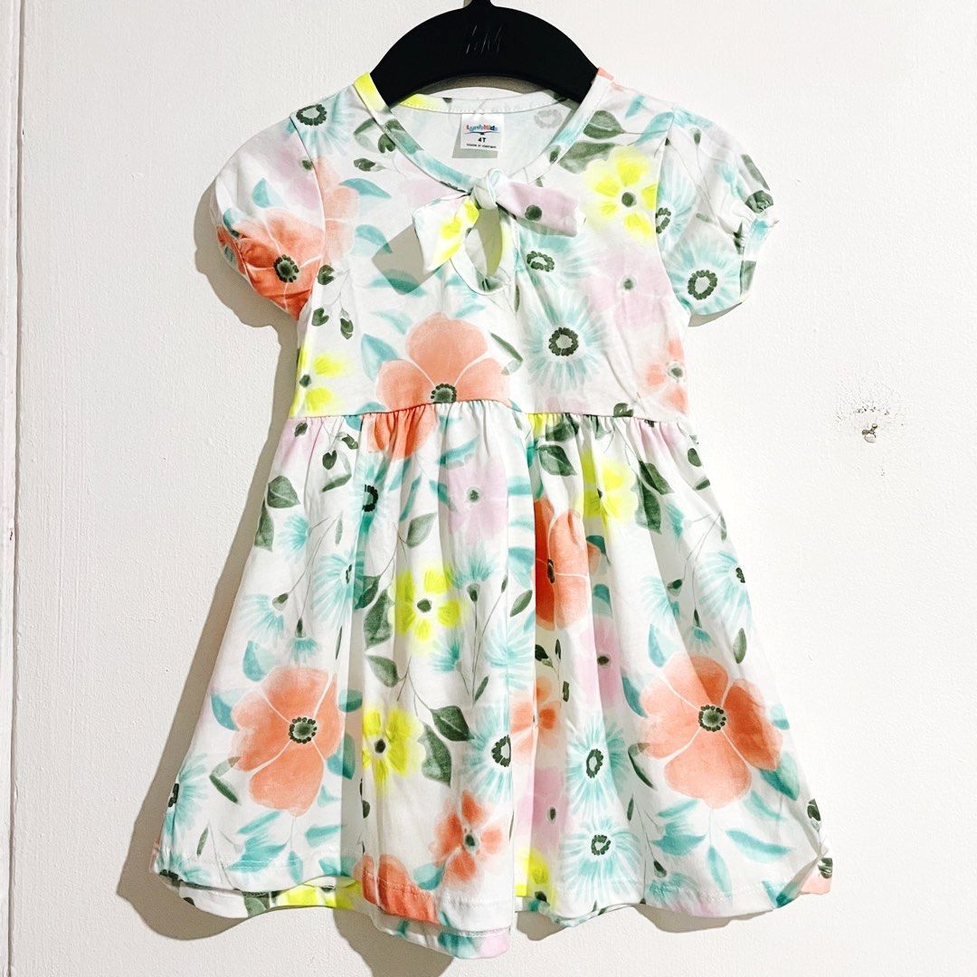 White floral hotsell baby dress