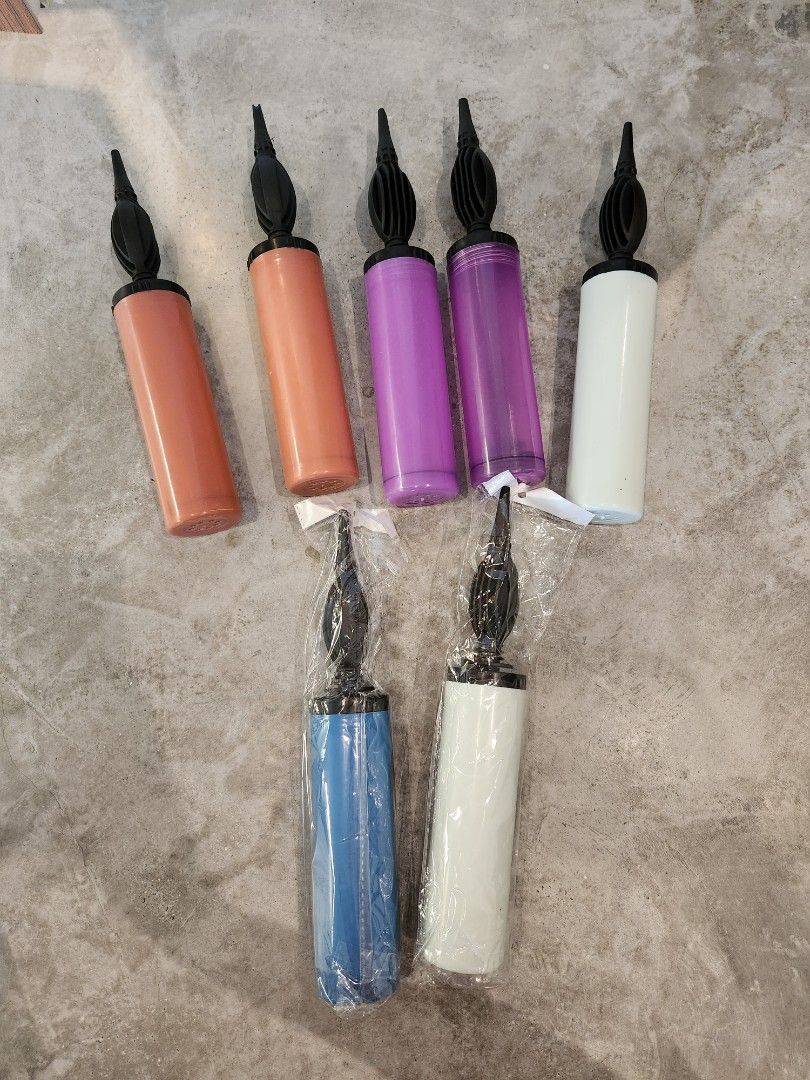 Produktbild von 2 Handpumpen + 1 Ballonbinder – Set Zum Aufpumpen & Verschließen Von Luftballons