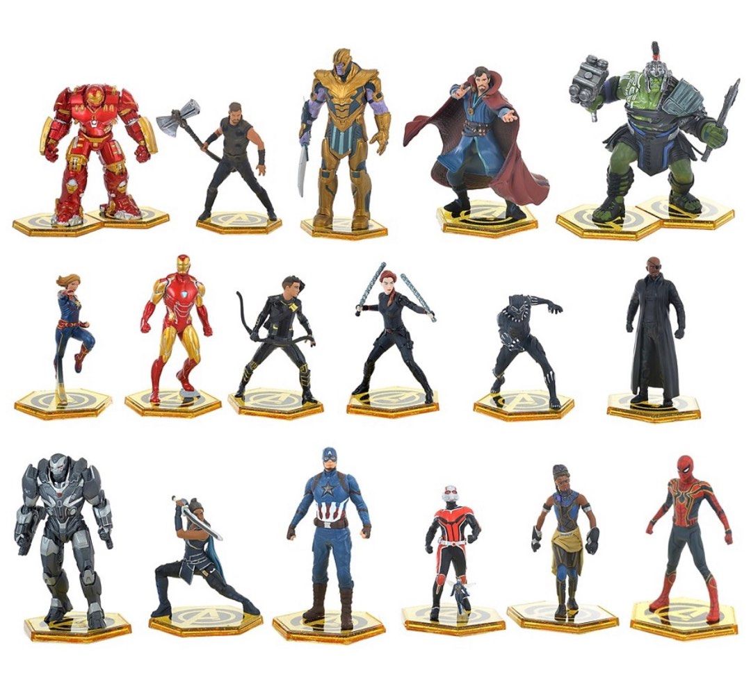 Marvel Figure Set Mega Symbol Mark Set of 17, Hobbies & Toys, Toys
