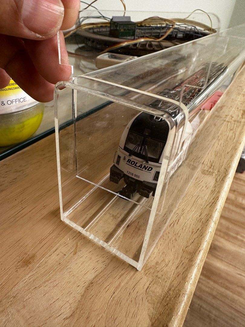 Miniature Train Arcylic Display Case For Roco, Marklin, Fleischmann