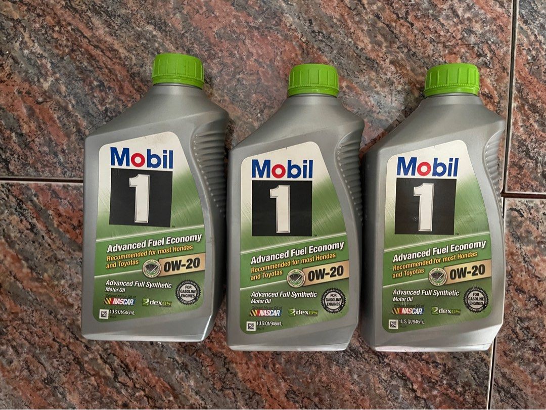 Mobil1 0W-20 Engine Oil, Car Accessories, Accessories on Carousell