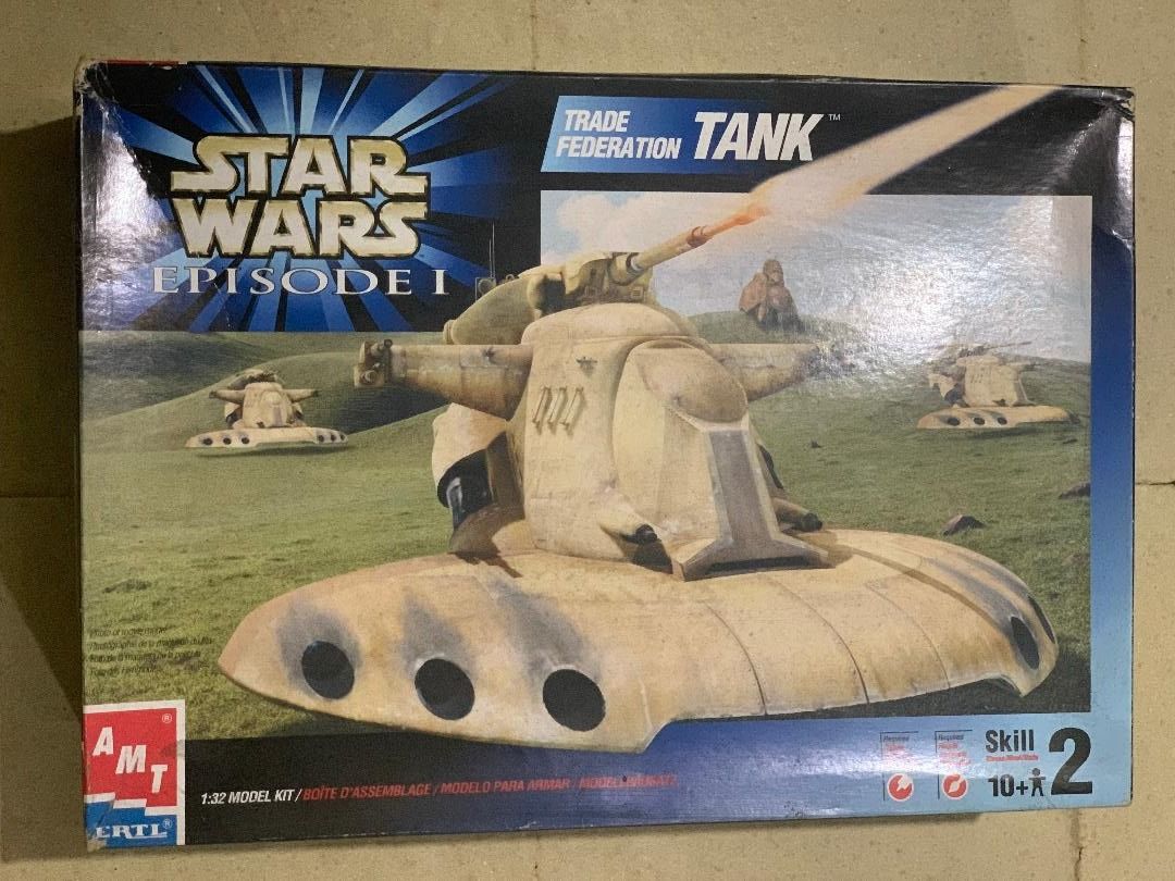 Model Kit: AMT/ERTL: 1:32 Scale: STAR WARS Episode 1 TRADE FEDERATION ...