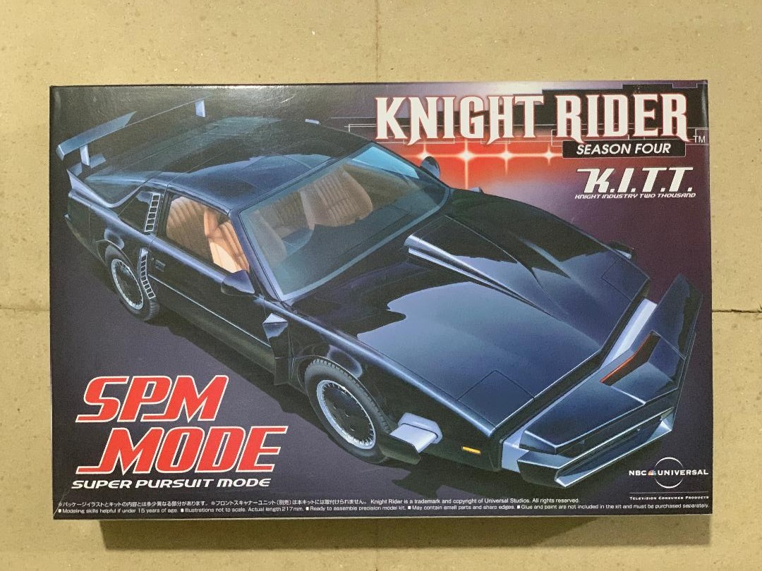 Model Kit: AOSHIMA: 1:24 Scale: KNIGHT RIDER K.I.T.T. SPM Version ...