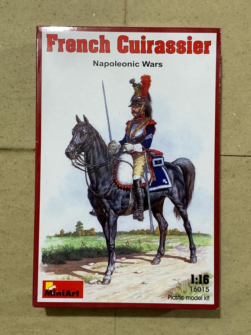 Model Kit MINI ART 116 Scale FRENCH CUIRASSIER Figure with Horse on Carousell