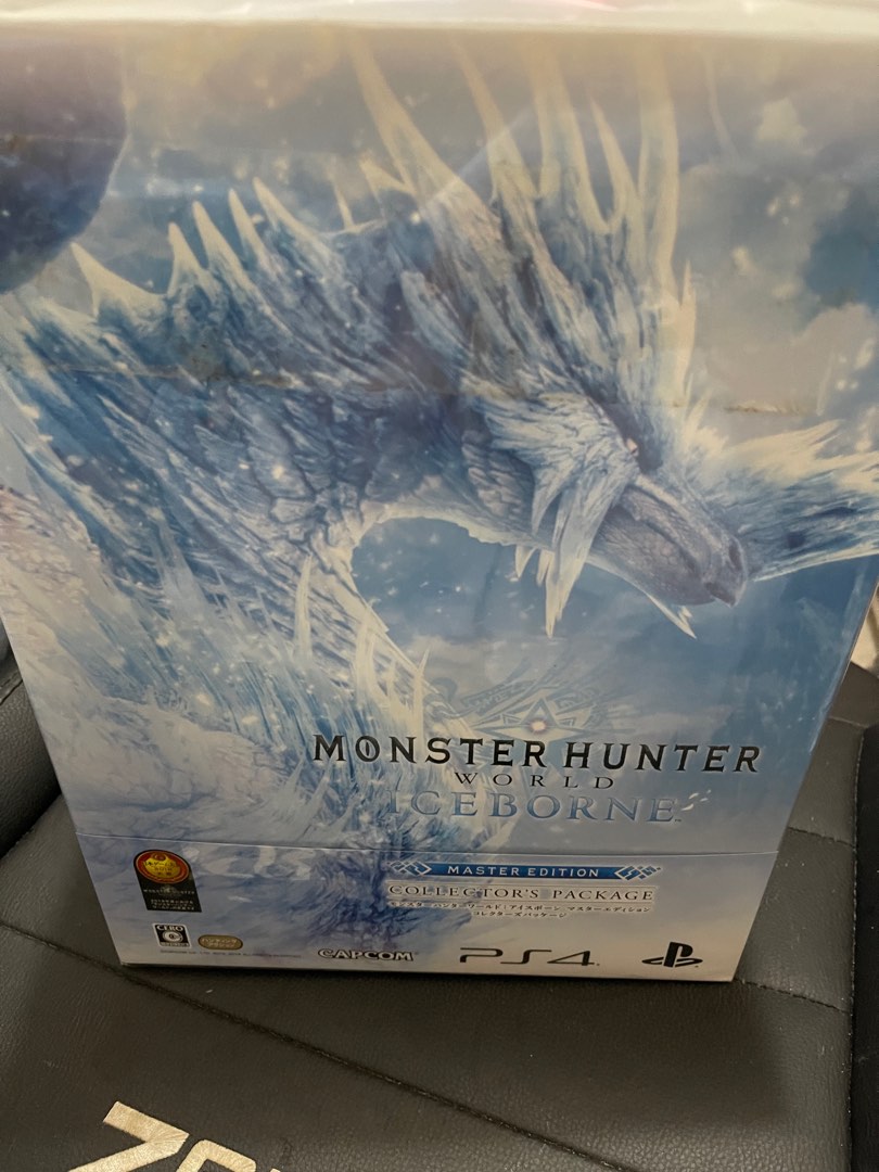 二手Monster Hunter World Iceborne 冰咒龍figure （不連遊戲