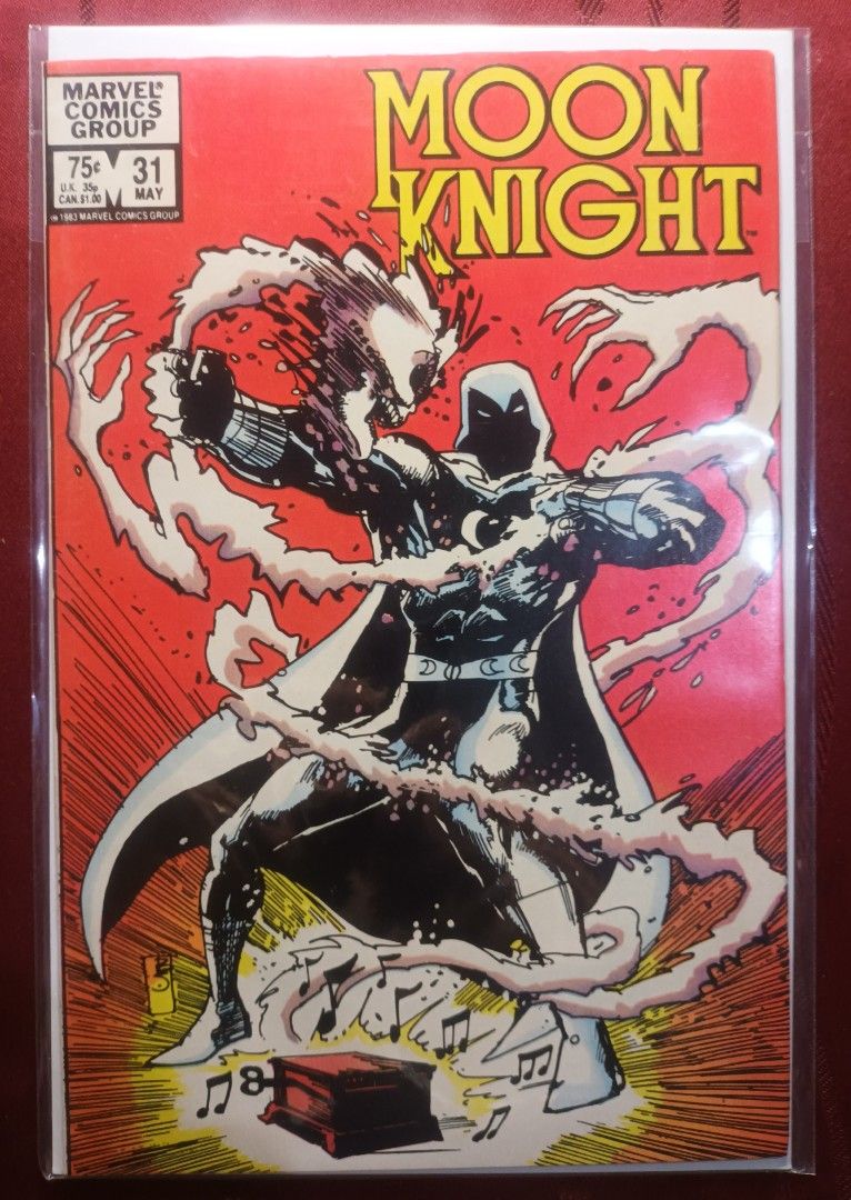 Moon Knight # 31 (Category: Comics & Manga) located in Marikina City. Submitted by ferdzramos3691 (Listing ID 1224924447, Image 1). Description: Selling Moon Knight # 31; A Box of Music for Savage Studs, written by Doug Moench, illustrated by Kevin Nowlan and Terry Austin , Bill Sienkiewicz - cover artist for Marvel Comics, Year 1983 Fine to Very Fine condition with bag and board Mode of Payment: Gcash Pm if interested.