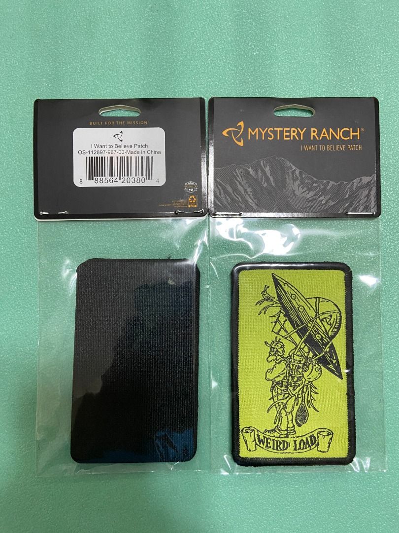 Mystery Ranch I Want to Believe Patch