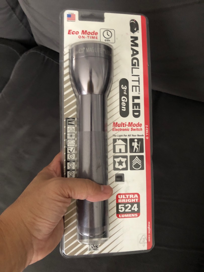 Maglite Ml300l Led 2-cell D Display Box Gray Zone MagLite ML300L LED 2 ...
