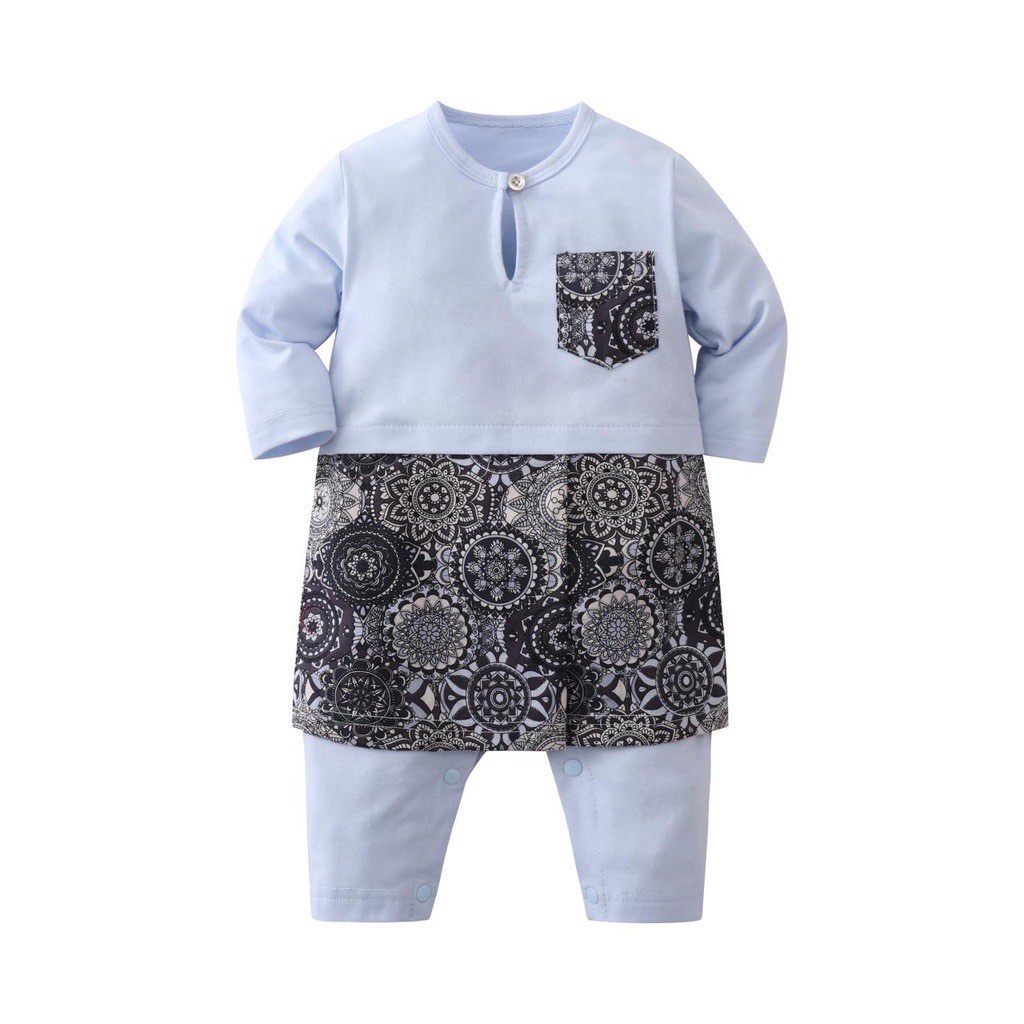 Newborn Romper Baju Melayu, Babies & Kids, Babies & Kids Fashion on ...