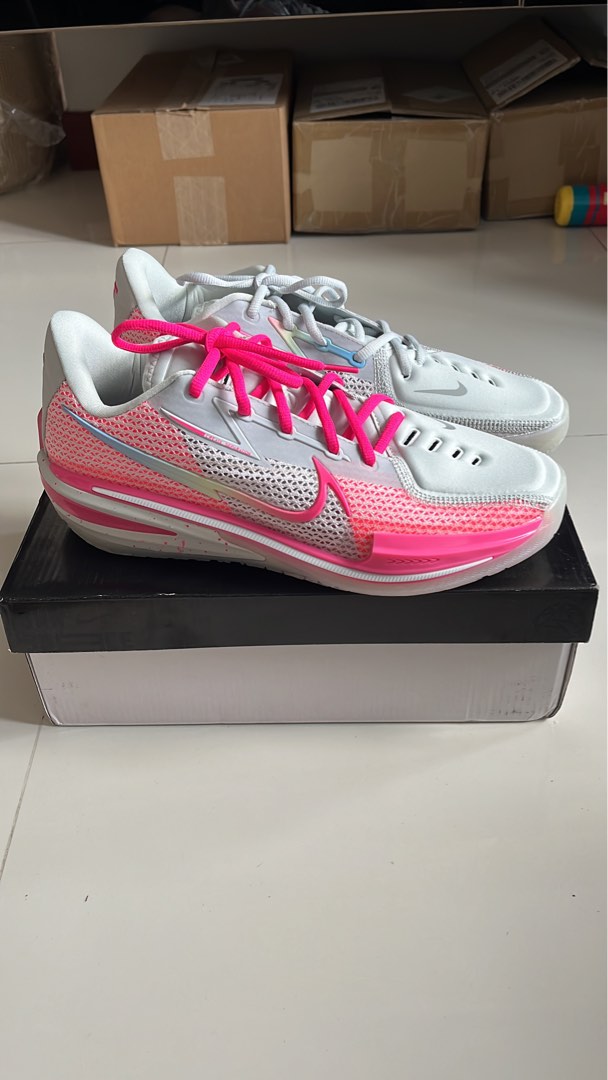 Nike gtカット1 g.t cut1 G.T CUT1 ホワイト/ピンク detailed look: Nike Air Zoom GT CUT 1 
