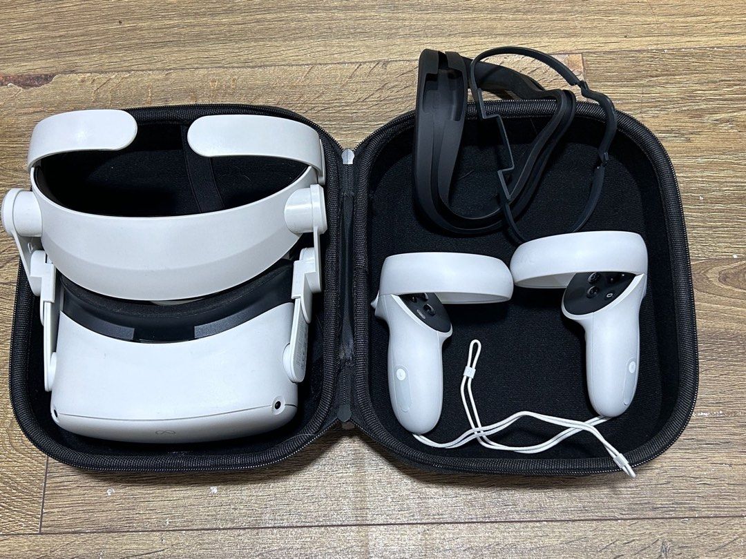 Oculus Quest 2 128GB 連盒及頭架, 電子遊戲, 遊戲機配件, VR 虛擬實境