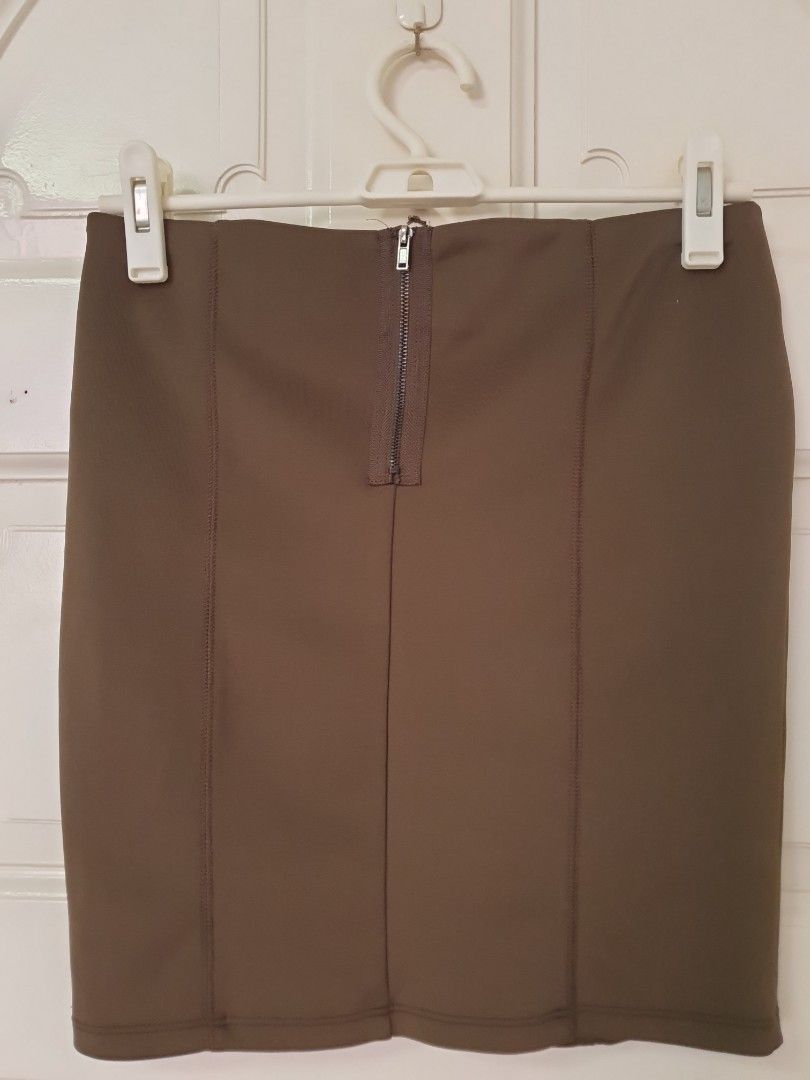 Olive Green Forever21 pencil skirt Women s Fashion Bottoms