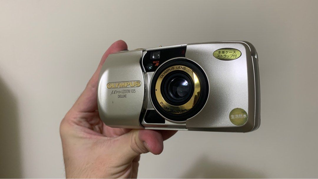 並品] Olympus μ Mju Zoom 105 Deluxe ①-